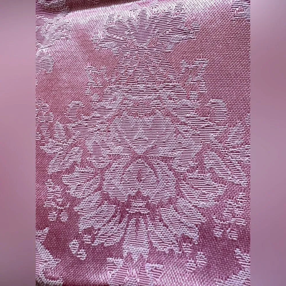Set of 4 Elegant Royal Damask Vintage 1950s Retro Dinner Napkins 16.5” MCM